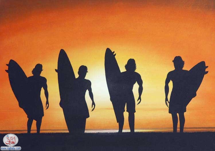 surf sunset